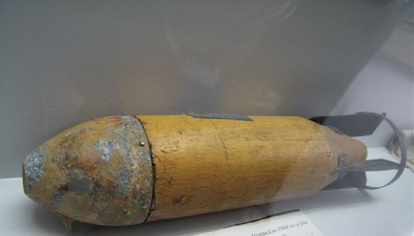 wooden bomb