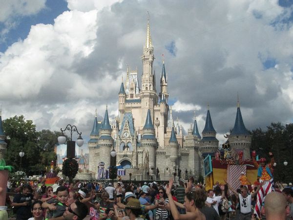 Disney World's Magic Kingdom is soon celebrating the 50th anniversary and a jewel fell off Cinderella Castle.