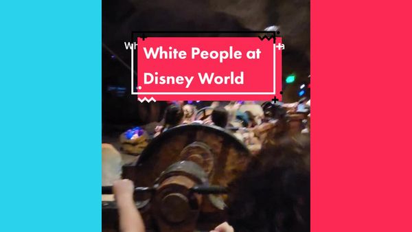 Walt Disney World Resort guests sang Sweet Caroline on the Seven Dwarfs Mine Train in Fantasyland at Magic Kingdom and it was described as when white people get stuck on a ride at Disney World.